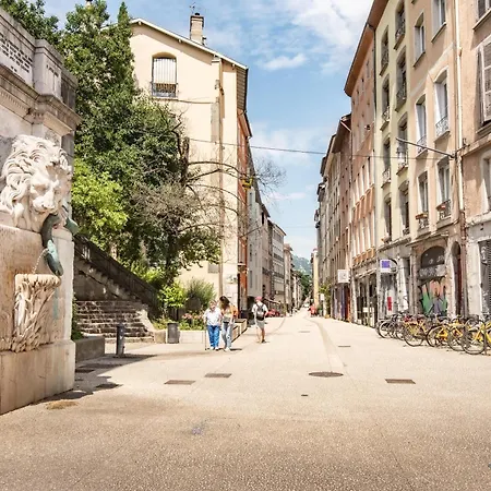 De Montagne Style Sur Le Quai Saint Laurent Et Bastille Apartamento Grenoble