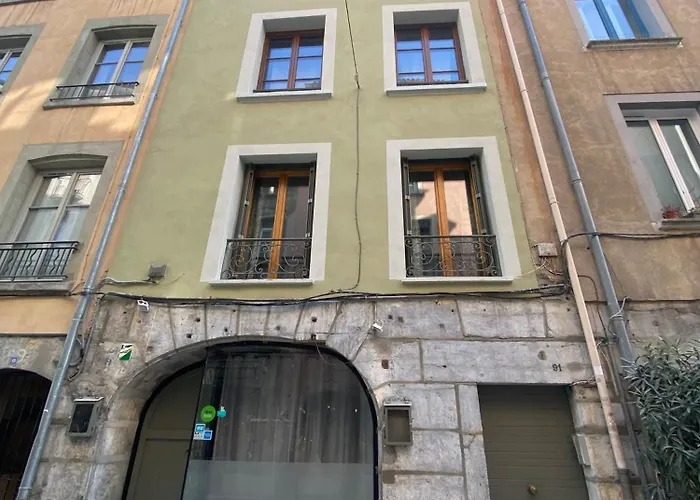 De Montagne Style Sur Le Quai Saint Laurent Et Bastille Apartment Grenoble