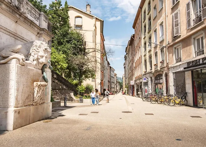 De Montagne Style Sur Le Quai Saint Laurent Et Bastille Apartment Grenoble